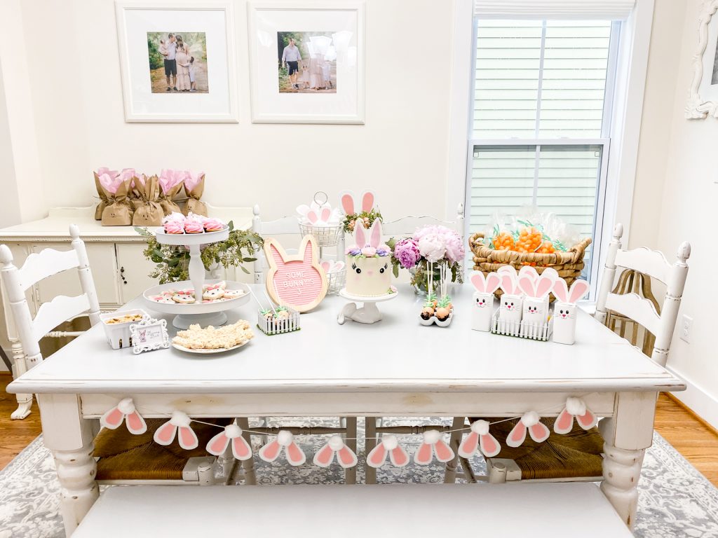 bunny theme birthday party